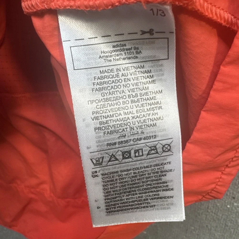 Adidas Terrex Agravic Vest Hooded Sleeveless‎ Red Men's Medium Trail Run